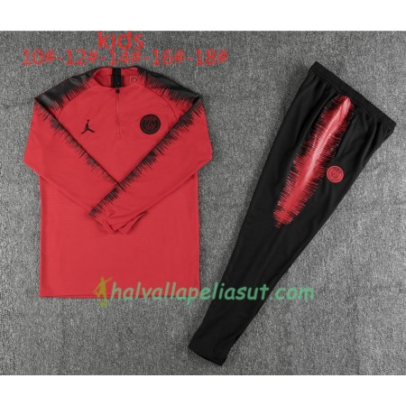 PSG Lasten Training Huppari Suits Jordan Punainen 2018-2019